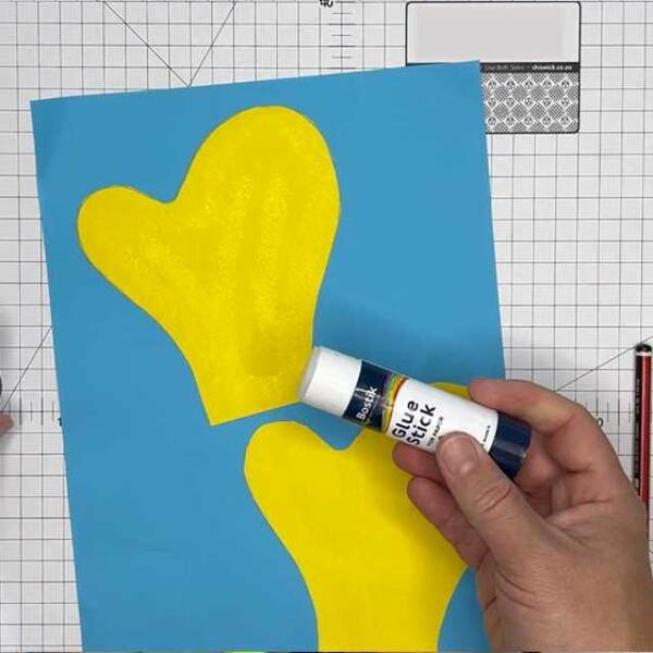 South africa ideas inspiration winter mitten craft Step 2
