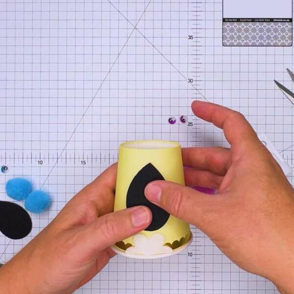 South Africa Tutorial Paper Cup Koala Bear Step 3