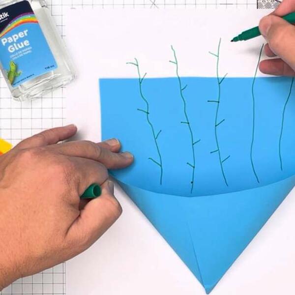 South africa ideas inspiration paper flower Arrangement step 2