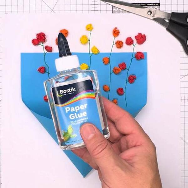 South africa ideas inspiration paper flower Arrangement step 4