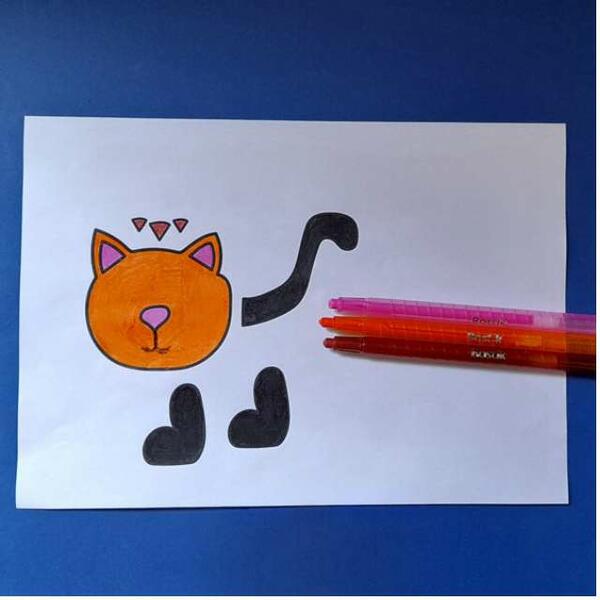 South Africa Tutorial Paper Roll Cat step 3