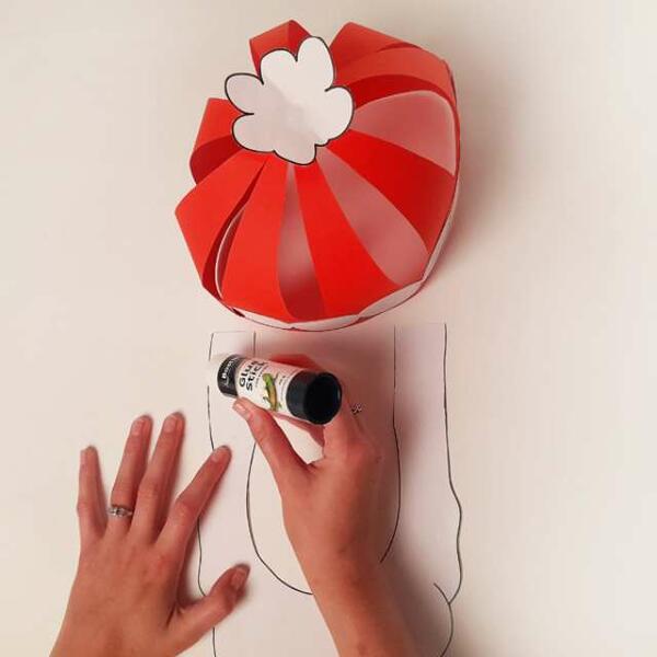 South africa ideas inspiration paper santa hat step 10