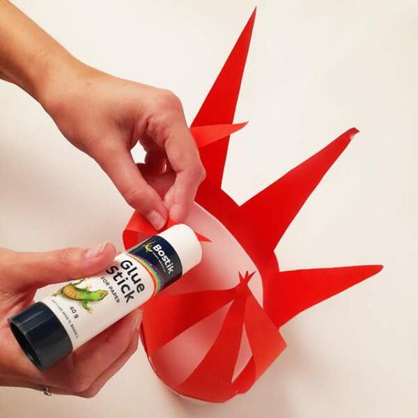 South africa ideas inspiration paper santa hat step 8