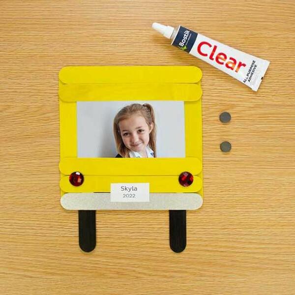 South Africa Tutorial School Bus Photo Frame step 6