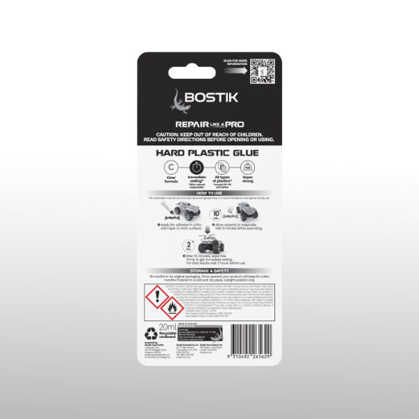 Bostik DIY Thailand Repair Hard Plastic Product Image 2