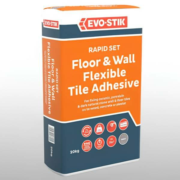 UK Product Evo Stik Rapid Set Floor and Wall Flexible Tile Adhesive
