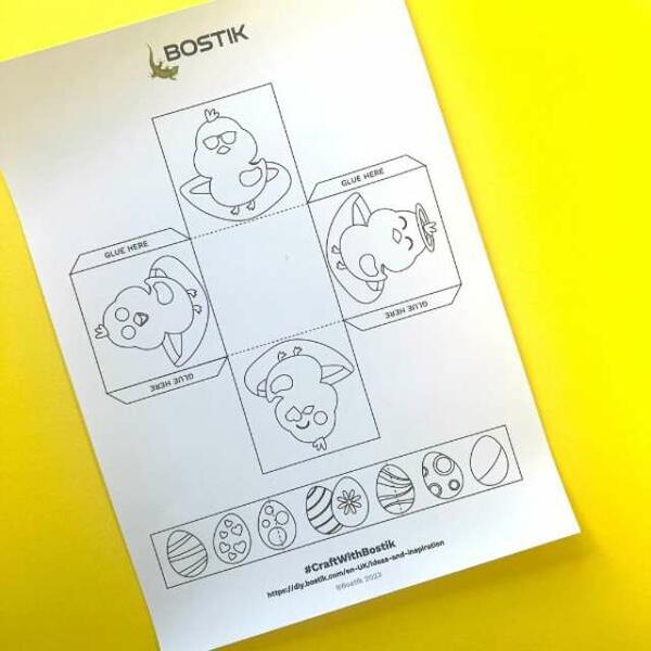 Ireland ideas create paper Easter basket step 1