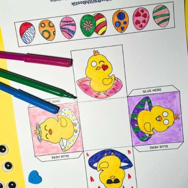 Ireland ideas create paper Easter basket step 2
