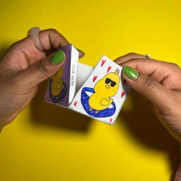 Ireland ideas create paper Easter basket step 4