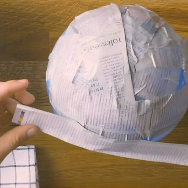 Australia How to Paper Mache step 5