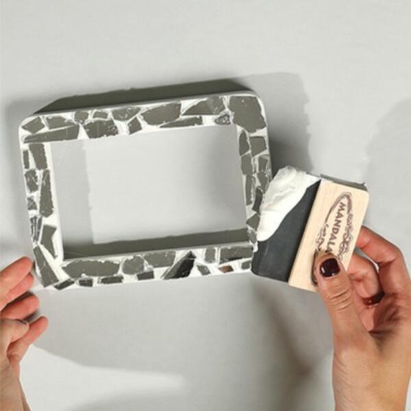 Australia Mosaic Frame Project Step 3