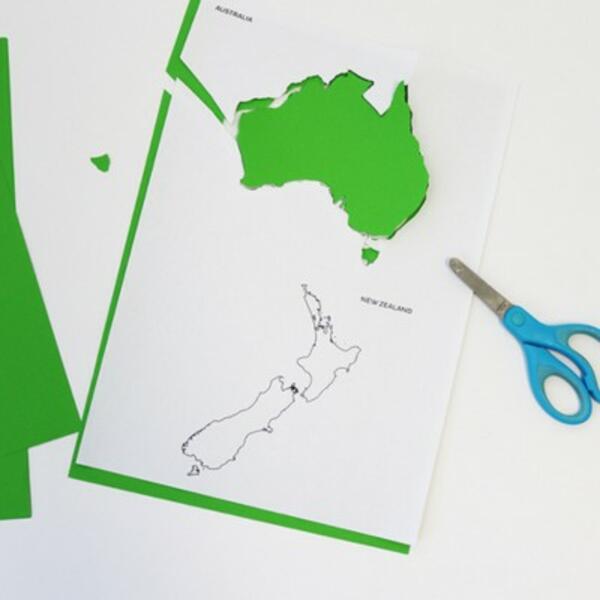 Australia tutorial World Globe Step 4