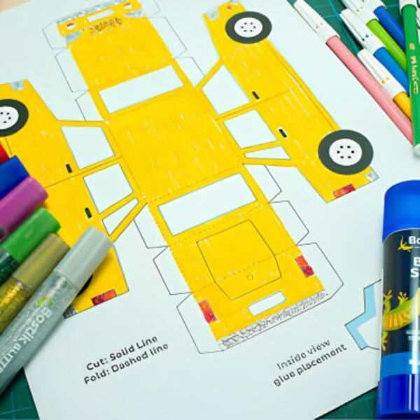 Australia tutorial Bostik car step 2