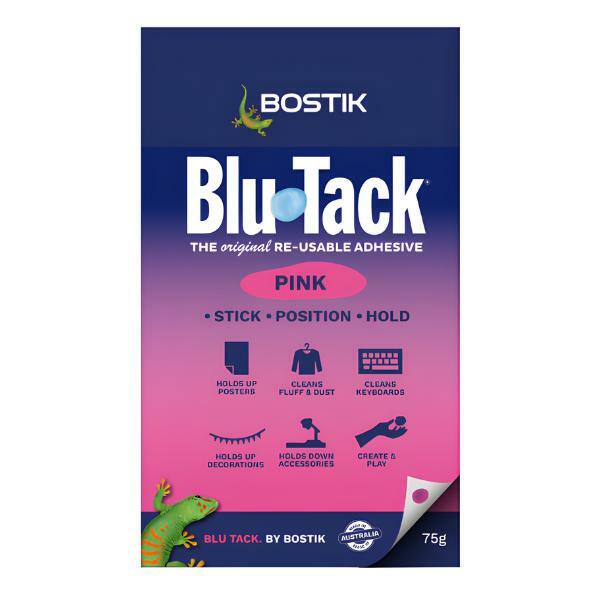 Australia blu tack pink 75g