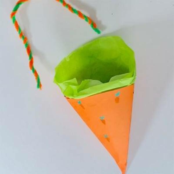 Easter Carrot Basket step 12