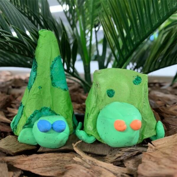 Australia egg carton turtle 2