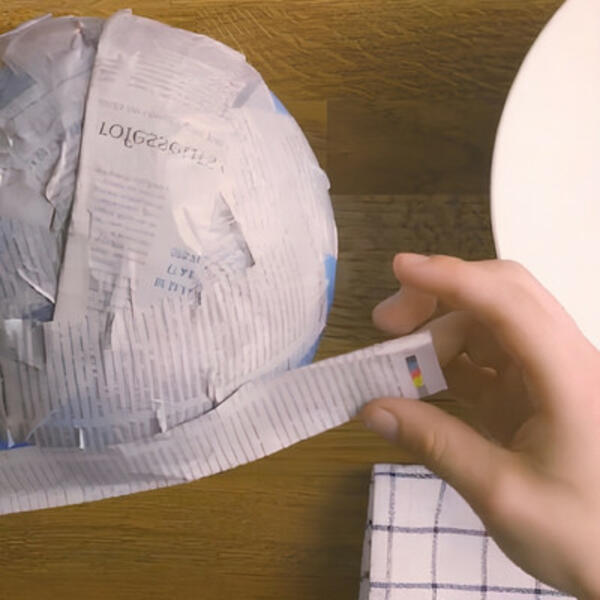 Australia How to Paper Mache step 6