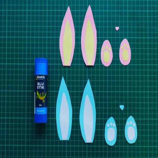 New Zealand Tutorial Easter Cup Bunnies step 2