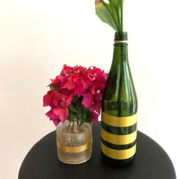 Philippines upcycle old bottles Step 4a