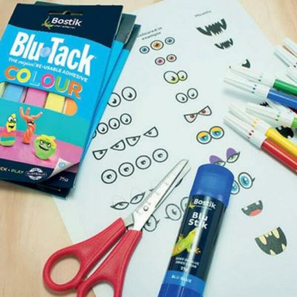 Philippines blu tack monsters step 1