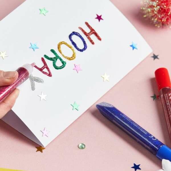 Singapore Glitter Glue application 1