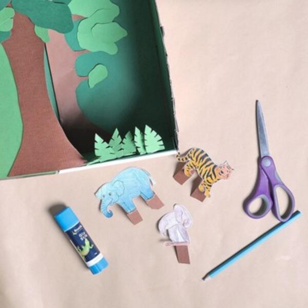 Singapore rainforest Step 6