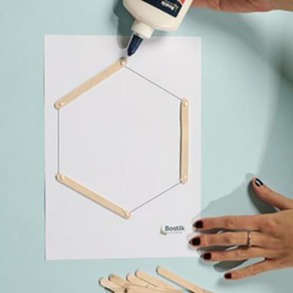 Singapore Hexagon Shelf Project Step 1