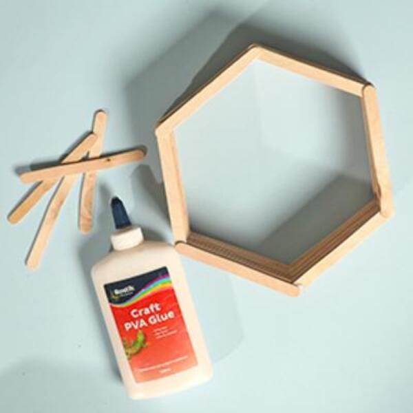 Singapore Hexagon Shelf Project Step 2