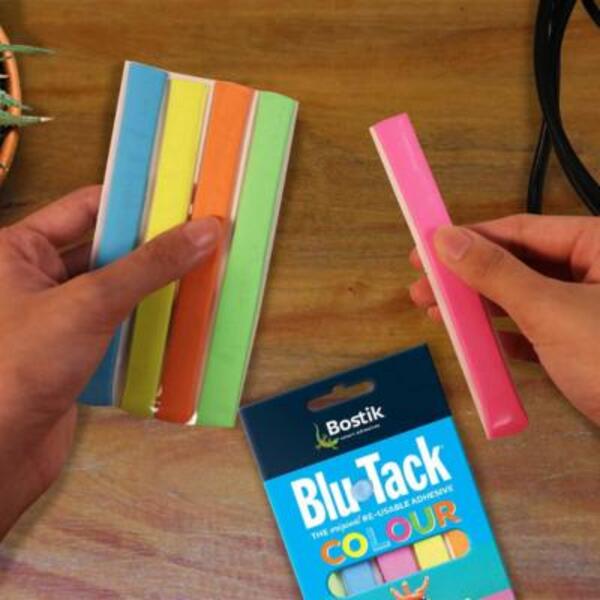 Hong Kong EN how to organize your power cords with blu tack Step 2
