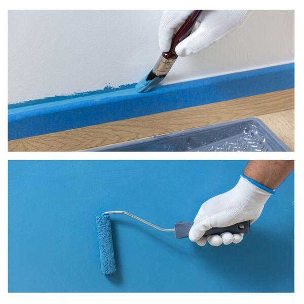 Moldova RO how to seal baseboards step 5