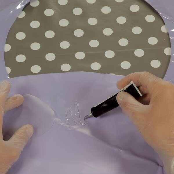 Thai soft plastics clear glue Product application 1