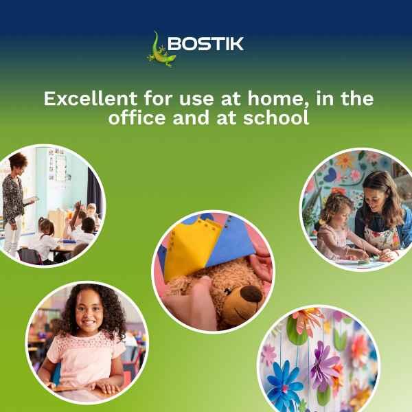 Bostik Double Sided Tape for school projects, crafts, classroom activities, home décor and creative applications.