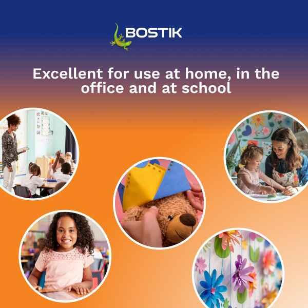 Bostik South Africa Glu Dots Extra Strength used for crafts, decorations, school projects, and home or office applications.
