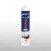 Bostik Perfect Seal Home Silicone Sealant in a 280 ml cartridge, clear variant, designed for home use in wet areas such as kitchens and bathrooms. The label highlights key features including high flexibility, mould resistance, and waterproof performance.