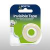 Bostik Invisible Tape 18mm x 20m with dispenser – ultra-transparent finish for seamless document repairs and neat gift wrapping