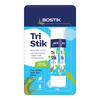 Bostik Tri Stik glue stick, 25g, in retail packaging, labelled as white adhesive that dries clear, ideal for school projects, paper craft, and scrapbooking.