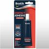 Packaging of Bostik Contact Adhesive Clear Glue, 50ml, highlighting its long-lasting bond for wood, leather, and hard plastics.