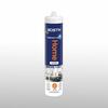 Bostik Perfect Seal Home Silicone Sealant in a 280 ml cartridge, clear variant, designed for home use in wet areas such as kitchens and bathrooms. The label highlights key features including high flexibility, mould resistance, and waterproof performance.