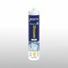 Bostik Perfect Seal Shower Silicone Sealant in a 280 ml cartridge, shown upright with clear labelling. Suitable for sealing wet areas like showers, featuring visuals of a tiled shower base and icons for waterproof, mould resistant and easy application.