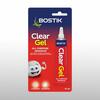 Packaging of Bostik Clear Gel all‑purpose adhesive 25 ml on backing card — transparent gel formula with strong bond