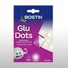 Packaging of Bostik Glu Dots Removable — clear sticky dots for invisible and mess-free fixing