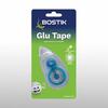 Packaging of Bostik Glu Tape 6mm x 5m — double-sided adhesive tape in a safe-for-kids dispenser