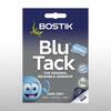 Pack of Bostik Blu Tack Grey with product information about reusable adhesive.