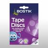 Pack of Bostik Tape Discs with 120 translucent sticky paper circles.