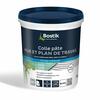 Seau 1,5 kg Bostik Colle pâte Mur et Plan de Travail, adhésif prêt à l’emploi offrant stabilité immédiate au mur et maniabilité idéale pour petites surfaces.