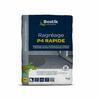 Sac de ragréage P4 rapide 25 kg Bostik pour sols intérieurs et extérieurs, montrant un mortier auto‑lissant à séchage rapide conçu pour passages intenses.