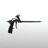 Czarny pistolet Den Braven DB Gun 635 z metalową lufą i ergonomicznym uchwytem; profesjonalny aplikator do piany PU zapewniający precyzyjne dozowanie i izolację.
