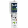 Cartouche Joint Parfait Cuisine Bostik translucide, silicone 100 %, idéale pour réaliser des joints étanches et durables autour de l’évier et du plan de travail.