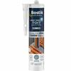 Cartouche Joint Parfait Toit & Gouttière gris Bostik, mastic hybride conçu pour colmater et jointer sur tuiles, zinguerie et éléments extérieurs exposés.