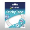 Pack of Bostik Sticky Tape – 50m easy-tear clear tape for everyday use.